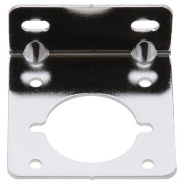 Zerostart Mounting Bracket For Weatherproof Receptacles - Chrome Plated, For 2 Or 4 Hole Mount Receptacles 8606048